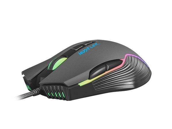 Kompiuterinė pelė žaidimams Fury Hustler 6400 DPI RGB