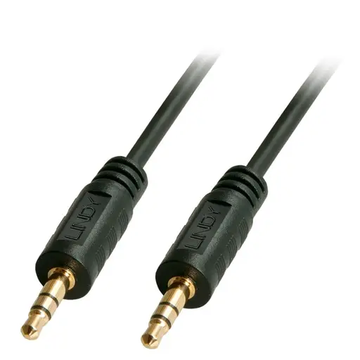 Garso Kabelis - Lindy 3,5 Mm Stereo Jack Kištukas M/M, 0,25 M