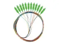 LANBERG Fiber optic Pigtail SM SC/APC ST A1 12X2m MC