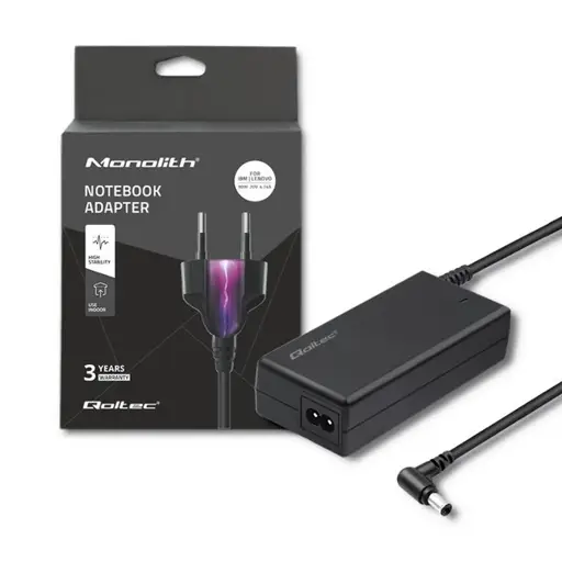 Qoltec 50099.90W maitinimo adapteris / inverteris Vidaus Juoda