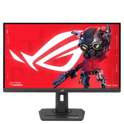 Asus ROG Strix XG27UCG Dual mode Gaming Monitor – 27-inch 3840x2160, dual mode (4K 160Hz or FHD 320Hz), 1ms (GTG), Fast IPS, Extreme Low Motion Blur Sync, USB Type-C, G-Sync compatible (processing), DisplayWidget Center, tripod socket, HDR, Aura Sync