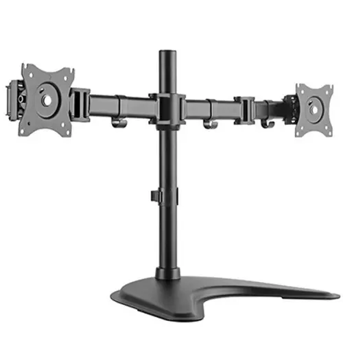 Monitoriaus Laikiklis - Dviejų Monitorių 13"-27" Nešiojamas Reguliuojamo Aukščio 8kg Kiekvienas