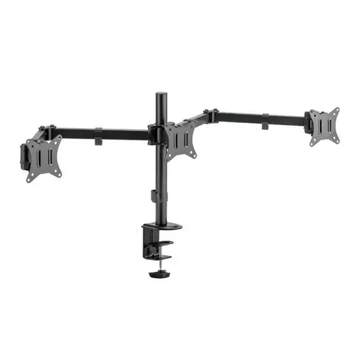 Triple monitor mount 17 -27 inches, max 7kg each arm