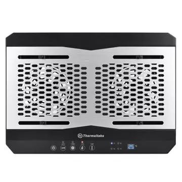 Thermaltake CL-N002-PL12BL-A aušinimo padėklas nešiojamam kompiuteriui 1300 RPM Aliuminis, Juoda