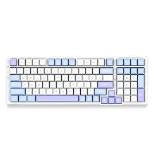 Mechanical keyboard VGN V98 PRO-V3 light blue