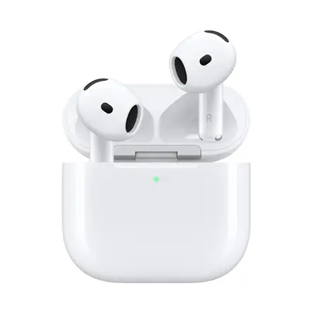 Apple AirPods 5 baltos belaidės ausinės su aktyviu triukšmo slopinimu