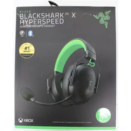 SALE OUT. Razer BlackShark V3 X HyperSpeed for Xbox Gaming Headset, Over-Ear,Wireless, Black