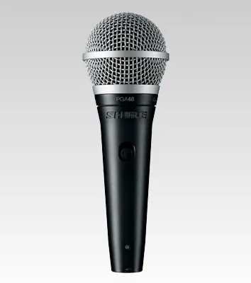 Shure PGA48-XLR Juoda, Metalinis Scenos / pasirodymų mikrofonas