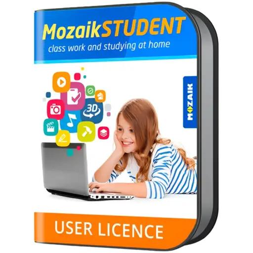 Mozaik STUDENT license for all platform, for one student, 1 year