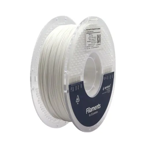GEMBIRD High Speed PLA filament white 1.75 mm 1 kg