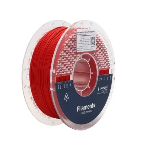 GEMBIRD High Speed PLA filament red 1.75 mm 1 kg