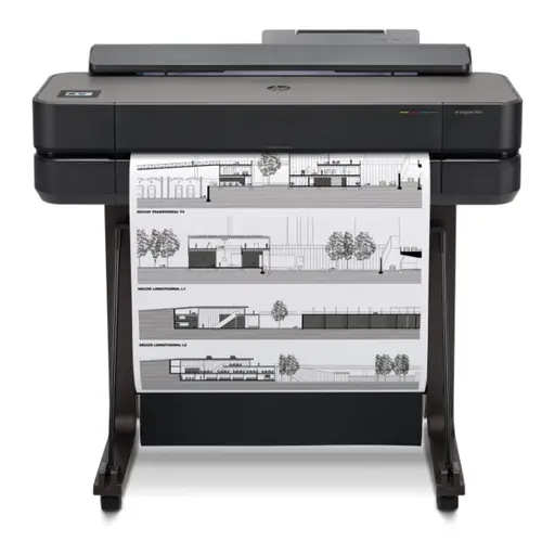 HP DesignJet T650 24inch LFP 2025 Colour Ink-Jet Roll A1 61.0cmx91.4m 2400x1200dpi 0.43 min/page USB LAN Wi-Fi Cutter
