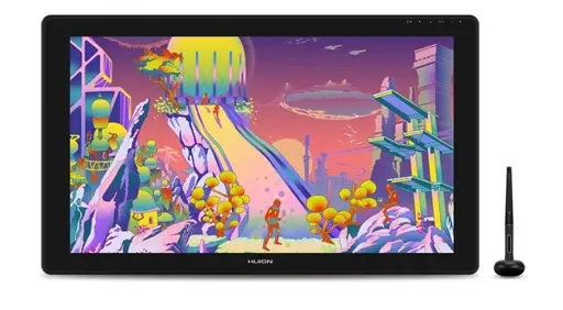HUION Kamvas 24 Plus grafinė planšetė 5080 lpi 526,85 x 296,35 mm USB-C Juoda