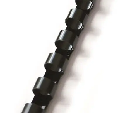 Spiralė įrišimui plastikinė 14 mm, juoda, (100 vnt.)
