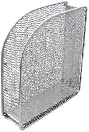 Stovas dokumentams Forpus, 7cm, sidabrinis, perforuoto metalo 1003-013