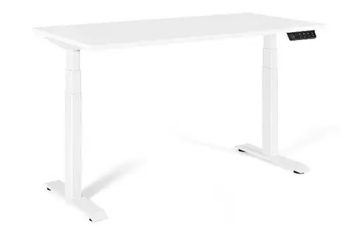 UNIQUE ACTIVE I Elektrinis stalas 160x70 cm Baltas