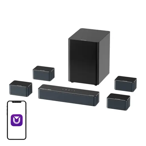 Namų kino garso sistema - Ultimea Poseidon D80 7.1 erdvinio garso sistema Bluetooth 5.3