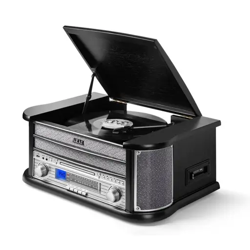 AKAI ATT-350CC - gramofonas su CD ir kasečių grotuvu