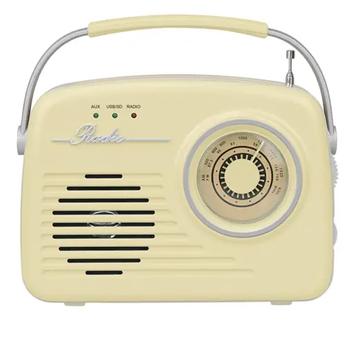 Setty Bluetooth speaker with radio Retro P350 Beige