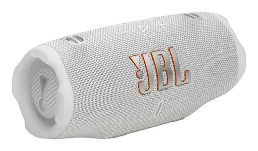 JBL Charge 6 Nešiojama garso kolonėlė, Bluetooth, White