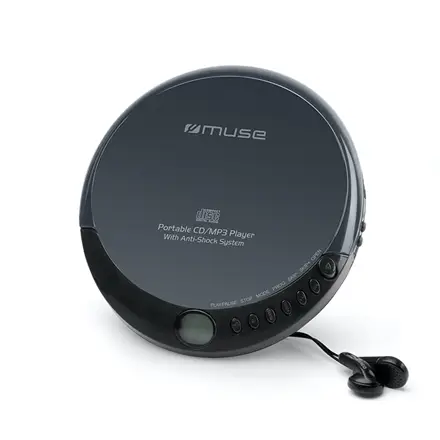 Muse Portable CD/MP3 Player With Anti-shock