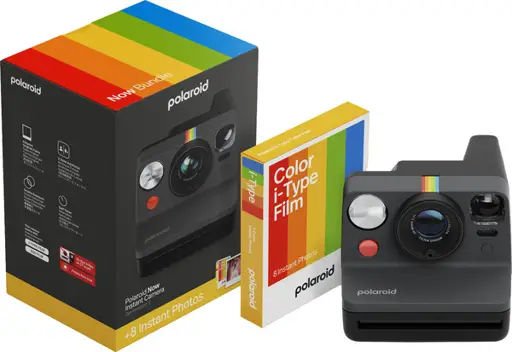 Polaroid Now Gen 3 Bundle, black
