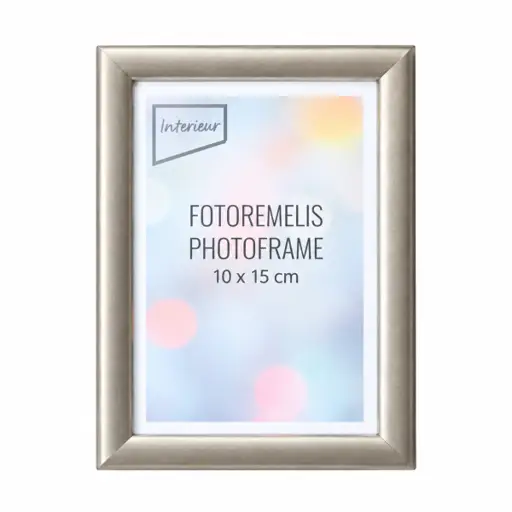 Rėmelis 10x15 plast VF3531 Notte šviesus sidabras