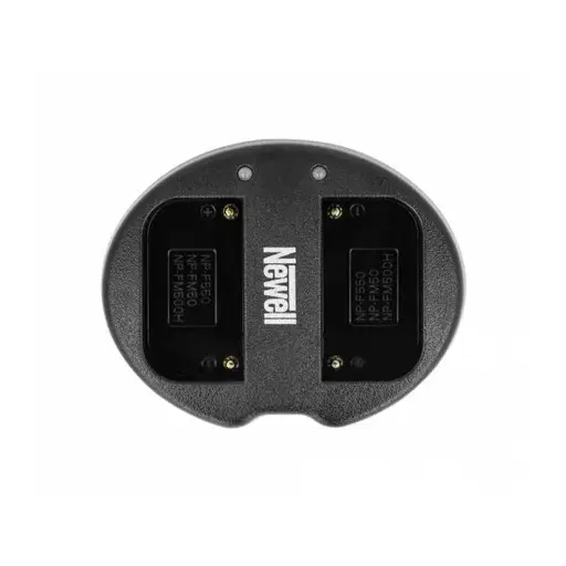 Newell SDC-USB dviejų kanalų įkroviklis NP-F550, FM50, FM500H serijos baterijoms
