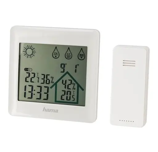Weather station Hama Action white