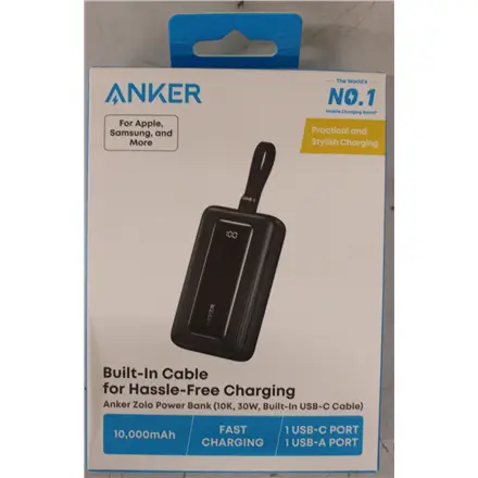 SALE OUT. Power Bank with Built-In USB-C Cable
