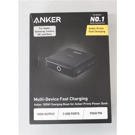 SALE OUT. Anker Prime Charging Base for Power Bank, 100W