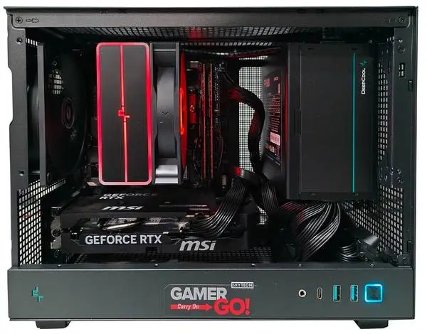 Asmeninio komp. komplektas GamerGO PRO: AMD® Ryzen™ 7 5700X (8 branduolių, 16 gijų procesorius) + Deepcool AG400 RGB aušintuvas – 5