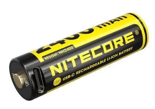 BATTERY RECH. LI-ION AA 1.5V/NH2400 2PCS NITECORE