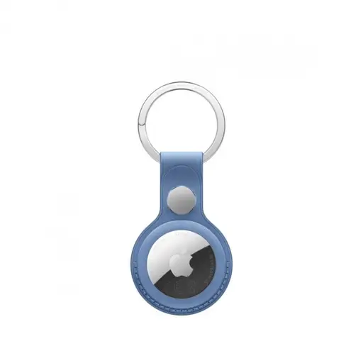 APPLE AirTag FineWoven Key Ring - Wildflower Blue