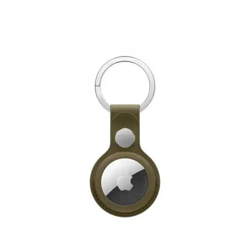 APPLE AirTag FineWoven Key Ring - Dark Olive