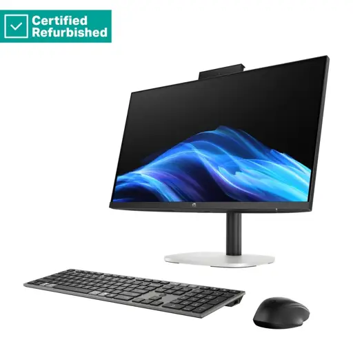 RENEW SILVER HP ProStudio 4 AIO All-In-One 24 - Ultra 5-225T, 16GB, 512GB SSD, 23.8 FHD Non-Touch AG, USB Mouse, Win 11 Pro, 1 years