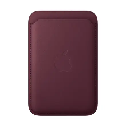 APPLE iPhone FineWoven Wallet with MagSafe - Burgundy