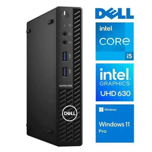 DELL 3080 Micro i5-10500T 8GB 256SSD M.2 NVME WiFi WIN11Pro RENEW