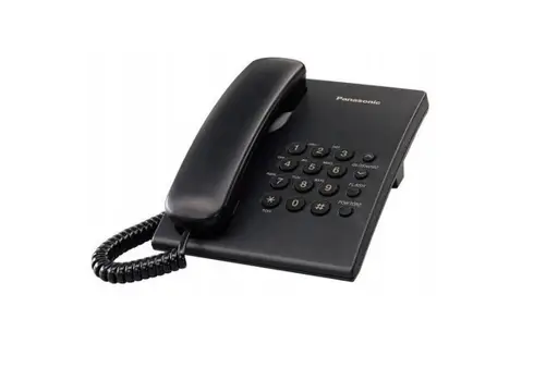 Panasonic KX-TS500PDB analoginis telefonas Juodas