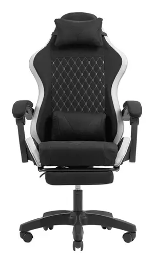 Mars Gaming MGC-X Fabric Kėdė kompiuteriniams žaidimams Paminkštinta sėdynė Juoda, Balta