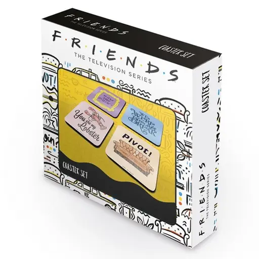 Friends (Quotes) 4 padėkliukų rinkinys