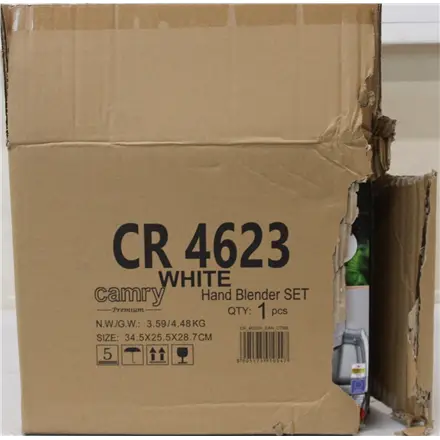 SALE OUT. CAMRY CR 4623w Hand blender set, 1600 W. DAMAGED PACKAGING