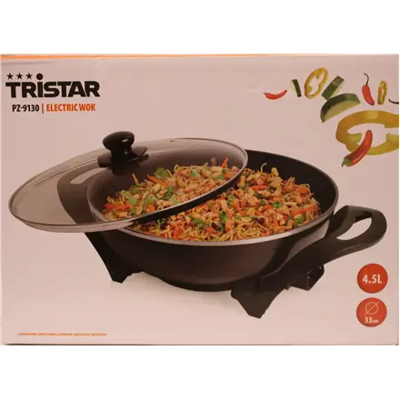 SALE OUT. Tristar PZ-9130 Electric Wok, Black