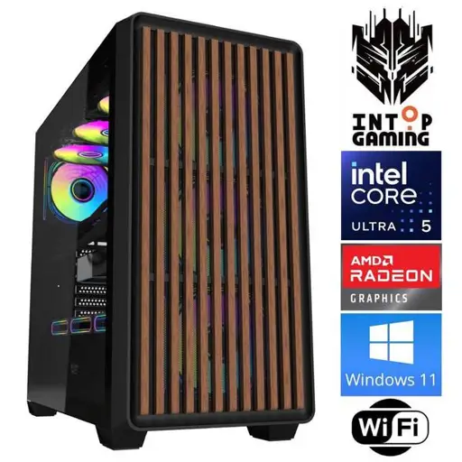 INTOP Ultra 5 225F 32GB DDR5 1TB SSD M.2 NVME RX9060XT 16GB WiFi WIN11