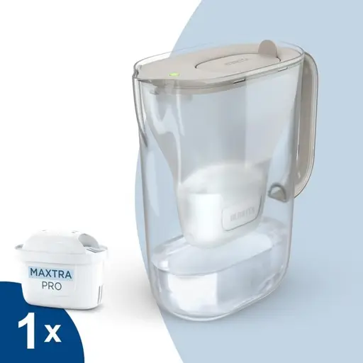 Brita Style Essential+1 Maxtra Pro PP filtravimo ąsotis (smėlio spalvos)