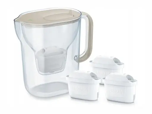 BRITA Style ESSENTIAL XL smėlio filtro ąsotis + 3 x MX Pro Pure Performance filtras