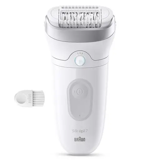 Braun Silk epil 7, Wet & Dry, baltas/pilkas - Epiliatorius