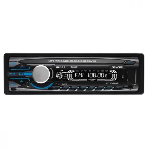 Sencor SCT 5017BMR 4x40W power, Bluetooth with mic, USB/SD/MMC, MP3, WMA