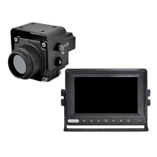 Naktinio matymo sistema automobiliui - termovizorinė kamera ir 7" CCTV monitorius atsparus vandeniui