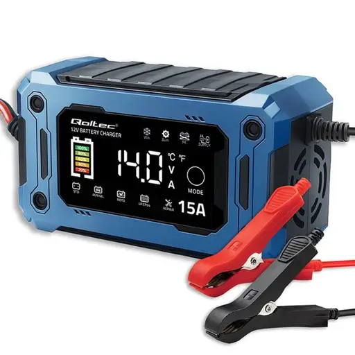 Qoltec 52496 Įkroviklis 12V 15A